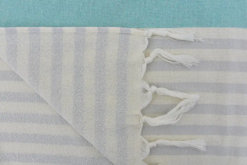 Monogram Kitchen Towel, Beach Theme Bachelorette Party, Turkish Tea Towel, Christmas Gift, Kitchen Towel, 36x18 Cotton Striped Terry Towel - 8