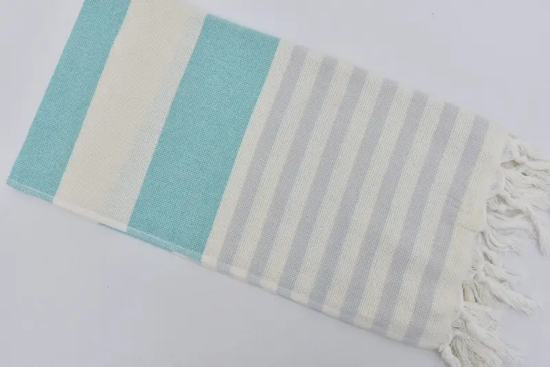 Monogram Kitchen Towel, Beach Theme Bachelorette Party, Turkish Tea Towel, Christmas Gift, Kitchen Towel, 36x18 Cotton Striped Terry Towel - 6