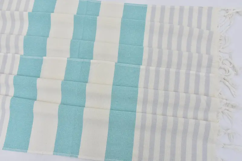 Monogram Kitchen Towel, Beach Theme Bachelorette Party, Turkish Tea Towel, Christmas Gift, Kitchen Towel, 36x18 Cotton Striped Terry Towel - 7
