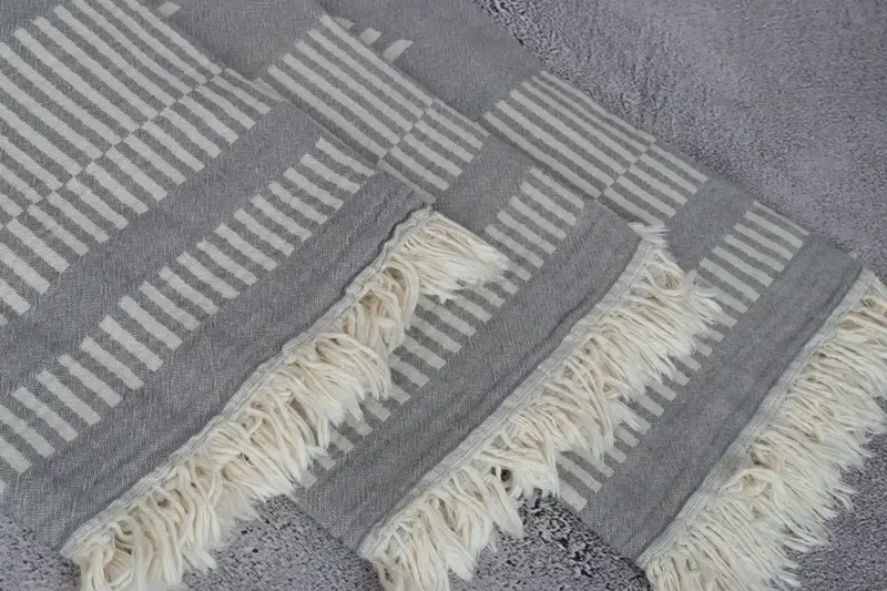 Scarf Towel, Home Gift, Personalized Towel Gift, Spa Towel, Personalized Bridesmaid Gift, Fouta towel, Handmade Gift, 70x38 Cotton Fish Design Towel - 6