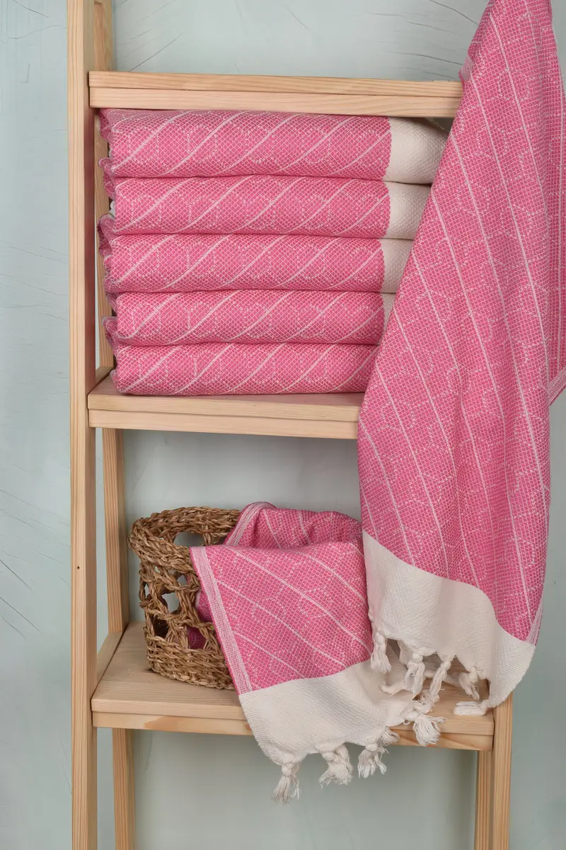 Türkischer Handtuch, Hochzeitsgeschenk, Bachelor -Junggesellenparty -Gefälligkeiten, Hochzeitsbevorzugungen, 36x18 Baumwoll Geometrisches Handtuch, Hochzeitsjubiläumsgeschenk - 3