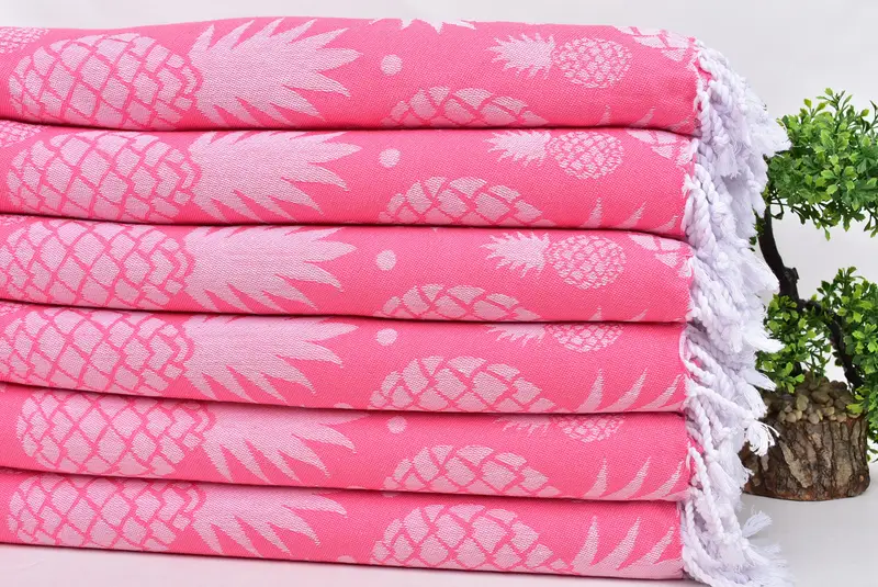 Fouta towel, Personalized Wedding Gift, Handmade Turkish bath towel for summer vacation, Welcome Wedding Gift, Bachelorette Party Gifts Bridesmaids - 4