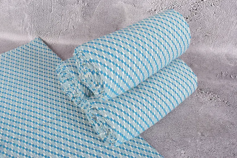 Wedding Hand Made Gift, Home Decor Towel, Wedding Gift, Bridesmaid Gift Towel, Fouta towel, Custom Turkish Towel, 68x40 Cotton Geometric Towel - 7