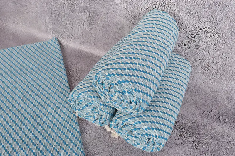 Wedding Hand Made Gift, Home Decor Towel, Wedding Gift, Bridesmaid Gift Towel, Fouta towel, Custom Turkish Towel, 68x40 Cotton Geometric Towel - 8