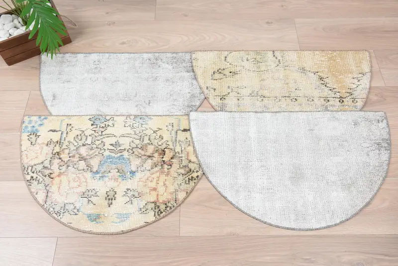 Çevre dostu, 18x30 inç vintage kilim giriş paspası, küçük kilimler