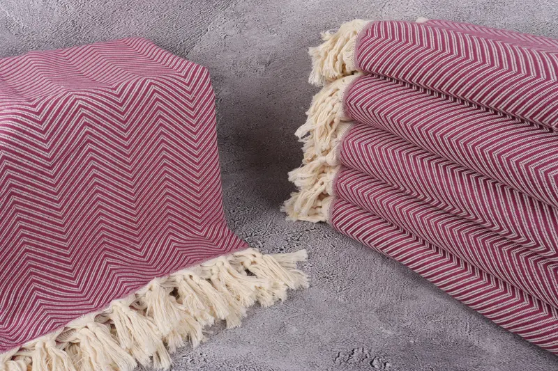 Personalized Gifts, Bachelorette Party Favors, 92x80 Cotton Striped Towel, Personalized Blanket, Beach Theme Wedding Gift, Memorial Gift - 3