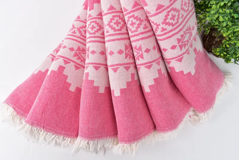 Travel Towel, 70x36 Cotton Aztec Towel, Bulk Order Towel, Bridal Shower Gift, Bathroom Towel, Bachelorette Party Gift, Lightweight Turkish towel - 4