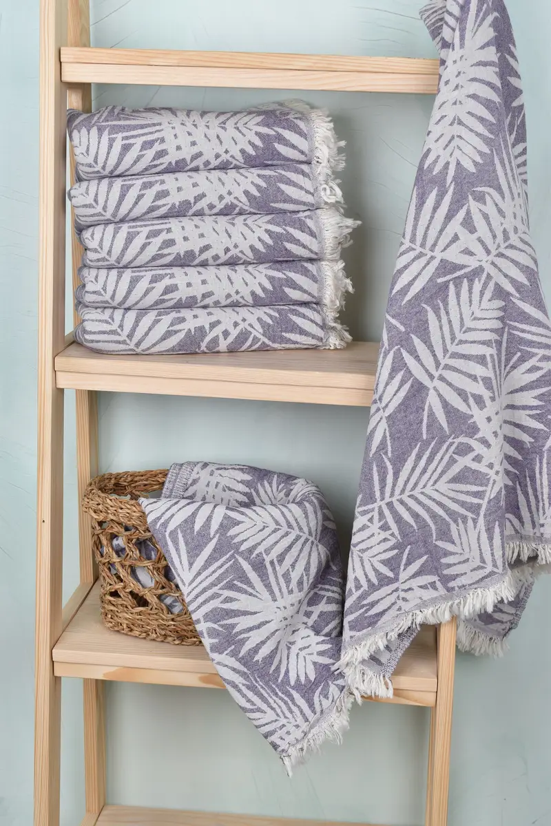 Personalized Gifts, Large Turkish Towel, Sand-Resistant Peshtemal, Housewarming Gift, 64x40 Cotton Floral Patterned Towel, Wedding Gift Ideas - 4