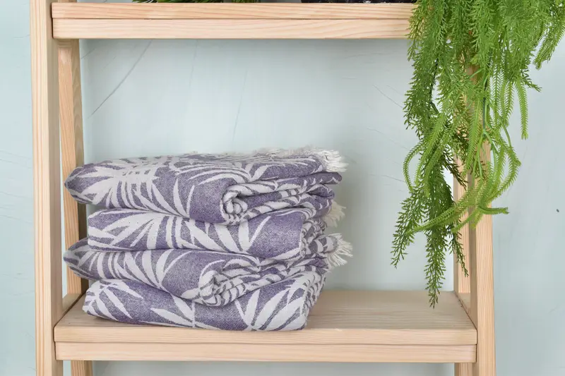 Personalized Gifts, Large Turkish Towel, Sand-Resistant Peshtemal, Housewarming Gift, 64x40 Cotton Floral Patterned Towel, Wedding Gift Ideas - 8