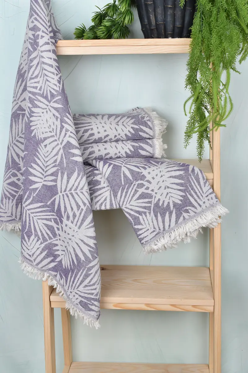 Personalized Gifts, Large Turkish Towel, Sand-Resistant Peshtemal, Housewarming Gift, 64x40 Cotton Floral Patterned Towel, Wedding Gift Ideas - 7
