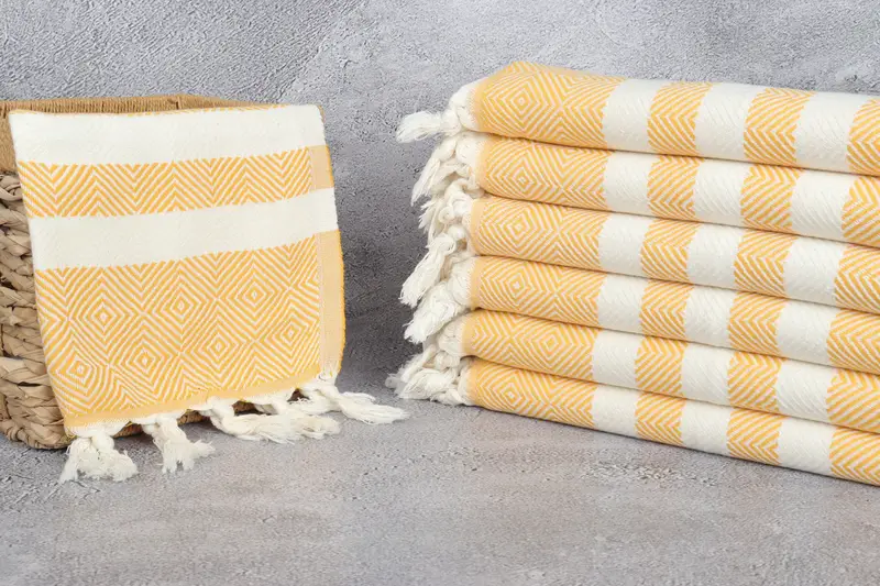 Wedding For Favor, Beach Wedding Favor, Gift For Her, Small Bath Towels, Monogram Kitchen Towel, Personalized Hand Towel, 32x20 Cotton Diamond Towel - 3