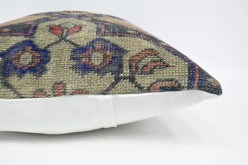 Turkish Pillow, Turkish Kilim Pillow, Interior Designer Pillow, Wool Kilim Pillow Pillow Cover, Sofa Pillow Sham, Pillow Case, 20x28 Brown Cushion - 5