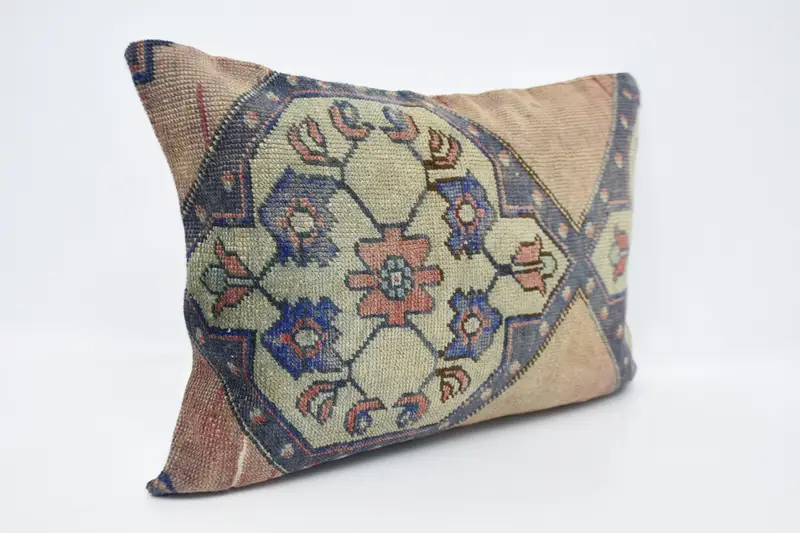 Turkish Pillow, Turkish Kilim Pillow, Interior Designer Pillow, Wool Kilim Pillow Pillow Cover, Sofa Pillow Sham, Pillow Case, 20x28 Brown Cushion - 3