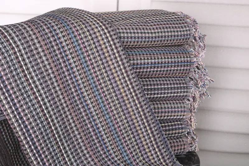 Bachelorette Party Geometric Towel Black Cotton 40x71 Inches