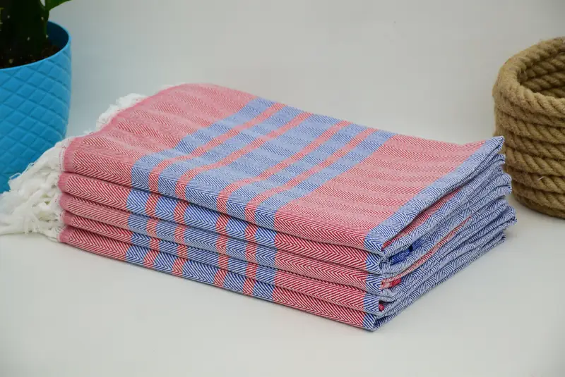 Bachelorette Gifts, Christmas Gift, Summer Gift, Beach Towel Gift, Handwoven Turkish Towel, Wedding Hand Made Gift, 64x40 Cotton Chevron Towel - 3