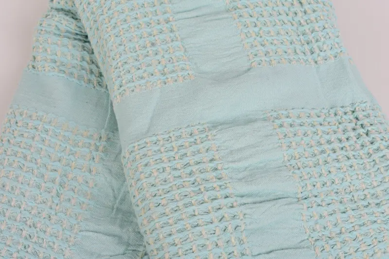 84x80 Cotton Waffle Towel, Custom Blanket, Custom Wedding Gifts, Turkish Bedspread, Monogram Beach Blanket, Woven Blanket, Maid Of Honor Gift - 4