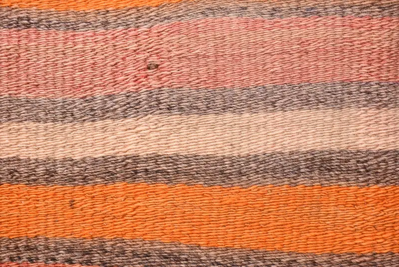 18x18 Orange Pillow Sham, Home Decor Pillow, Vintage Kilim Throw Pillow, Boho Pillow, Pillow Cover, Shabby Chic Cushion Case, Ottoman Cushion Cover - 3