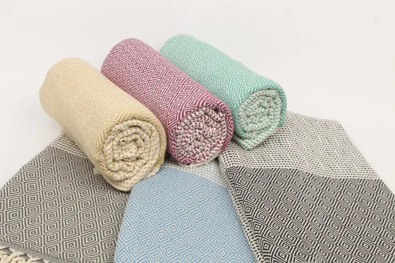 Personalized Organic Cotton Beach Towel, 70x40 Inches, Bachelorette Favor