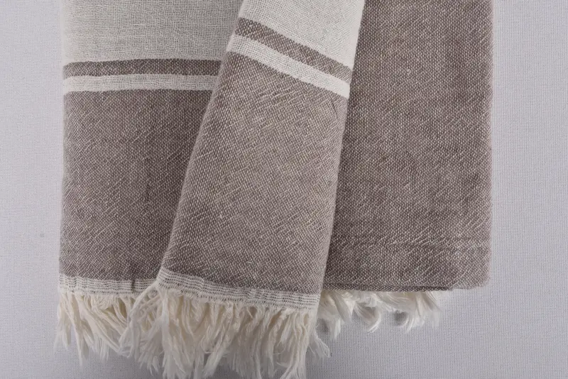 Woven Throw Blanket, Best Friend Wedding Gift, Bachelorette Party Favors Beach, 70x60 Cotton Striped Towel, Custom Blanket, Wedding Favors - 7