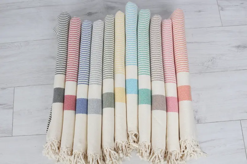 Toalla turca personalizada, toalla de regalo de dama de honor, regalos de soltera, toalla de lunares de algodón 70x40, regalos para él, regalo del día de la boda para la novia - 5