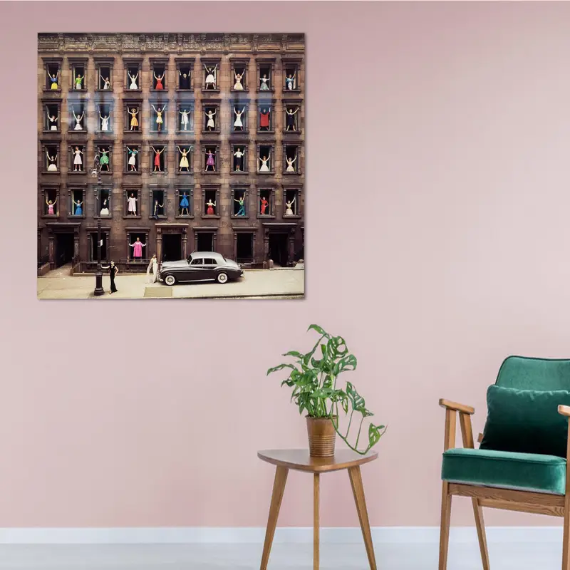 Modern Baskılı Cam: Kız Odası Dekoru için Zarif Tasarım