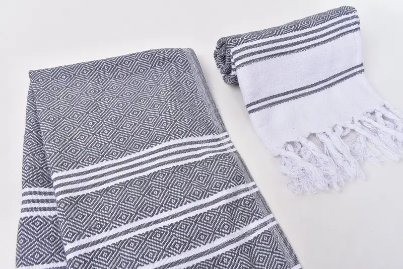 Kitchen Towel, 40x18 Cotton Diamond Towel, Wedding Favors, Bridal Shower Favors, Bathroom Towels, Custom Wedding Gifts, Mother Of The Groom Gift - 7