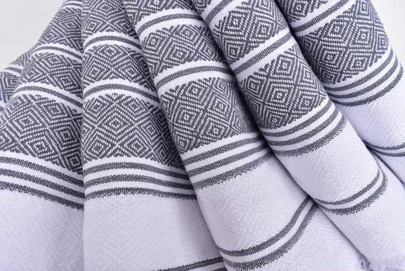 Kitchen Towel, 40x18 Cotton Diamond Towel, Wedding Favors, Bridal Shower Favors, Bathroom Towels, Custom Wedding Gifts, Mother Of The Groom Gift - 5