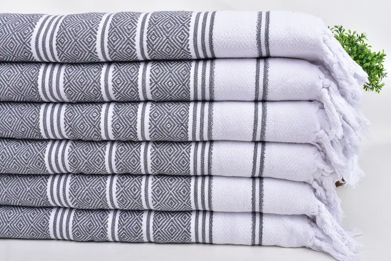 Kitchen Towel, 40x18 Cotton Diamond Towel, Wedding Favors, Bridal Shower Favors, Bathroom Towels, Custom Wedding Gifts, Mother Of The Groom Gift - 3