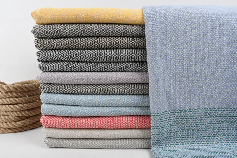 Turkish hand towel, 70x40 Cotton Geometric Towel, Bridesmaid Gift Towel, Pool Towels, Birthday Gift, Personalized Gift, Handmade Turkish Towel - 2