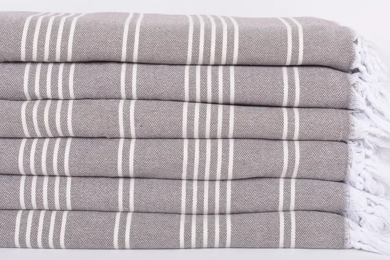 96x70 Cotton Striped Towel, Turkish Tablecloth, Bridal Shower Gift, Personalized Wedding Gift For Couple, Woven Throw Blanket, Personalized Blanket - 3