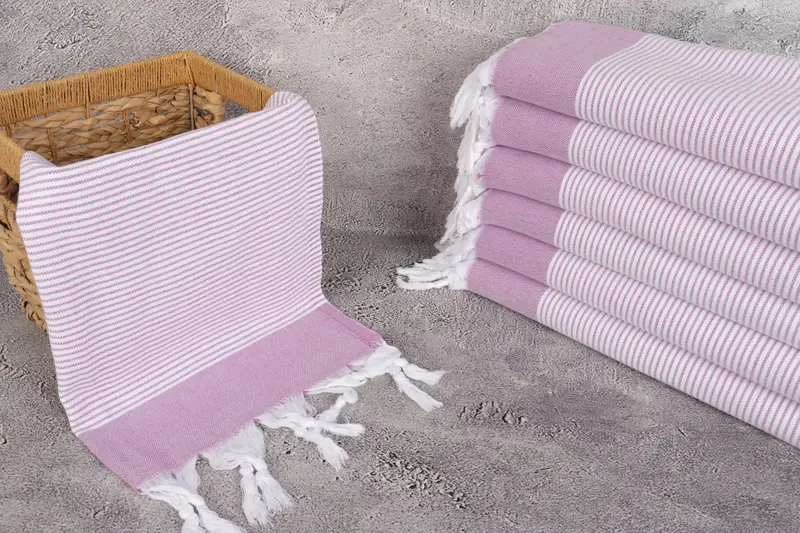Gifts For Him, 40x18 Cotton Striped Towel, Monogram Kitchen Towel, Personalized Hand Towel, Monogram Hand Towel, Wedding For Favor, Monogram Towels - 3