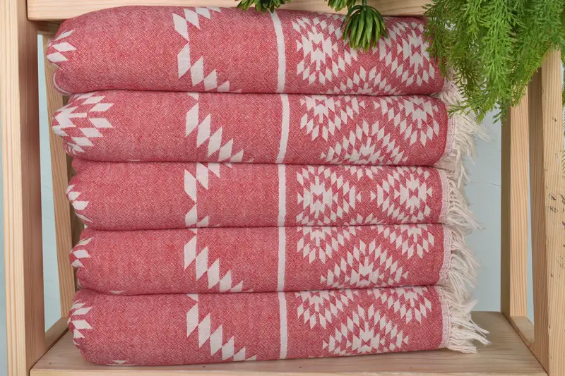 Kitchen Towel, Gift For Him, Personalized Dish Towel, Monogrammed Hand Towel, Gift Towel, 40x18 Cotton Kilim Towel, Customized Turkish Towel - 1