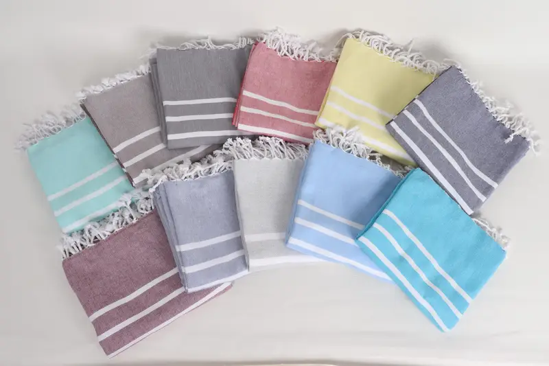 Bachelorette Party Favors, Gift For Him, Bridemaids Beach Towel, Home Gift, 70x40 Cotton Striped Towel, Turkish bath towel for spa, Summer Gift - 3