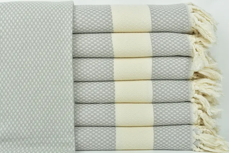 Spa havlu, Türk havlu, düğün eli hediye, özel düğün hediyesi, yoga havlu, bekar hediye, 68x36 pamuk geometrik havlu, hafif havlu - 1