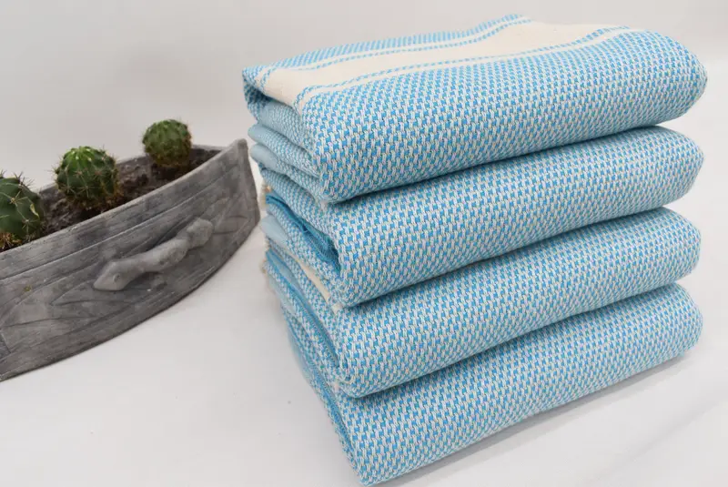 Bridesmaid Favors, 70x40 Cotton Striped Towel, Beach Towel Gift, Travel towel, Housewarming Gift, Scarf Towel, Custom Wedding Towel, Spa Gift Towel - 4