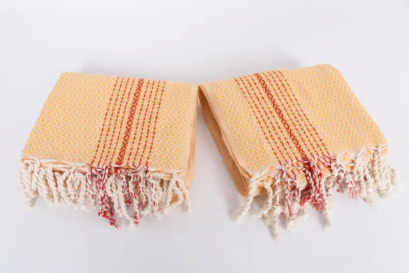 70x40 Cotton Diamond Towel, Personalized Towel, Oversized lightweight Turkish bath towel USA, Summer Gift, Employee Gifts, Custom Beach Towel - 6
