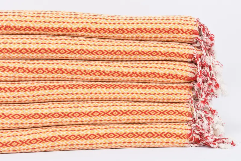 70x40 Cotton Diamond Towel, Personalized Towel, Oversized lightweight Turkish bath towel USA, Summer Gift, Employee Gifts, Custom Beach Towel - 3