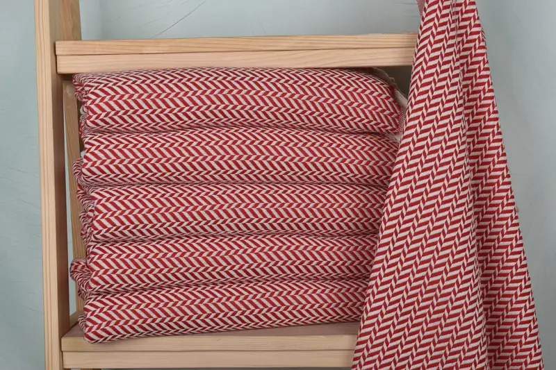 36x18 Cotton Chevron Towel, Monogram Hand Towel, Personalized Gift, Bridal Shower Favors, Personalized Gifts, Employee Gifts, Custom Wedding Gifts - 2