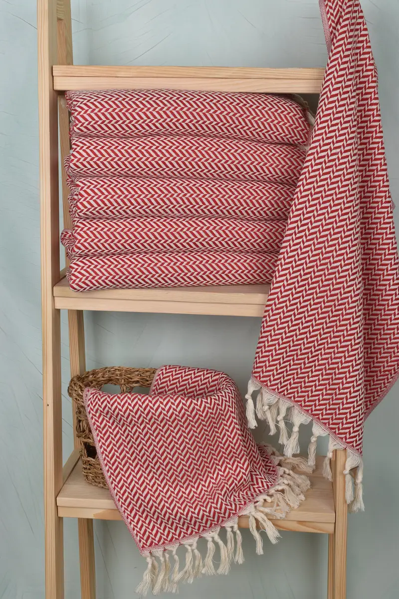 36x18 Cotton Chevron Towel, Monogram Hand Towel, Personalized Gift, Bridal Shower Favors, Personalized Gifts, Employee Gifts, Custom Wedding Gifts - 3