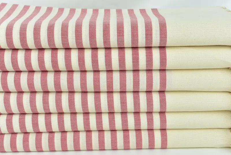 Large Turkish Towel, Luxury towel, 70x40 Cotton Striped Towel, Embroidered Towel, Luxury Turkish beach towel for summer vacation, Birthday Gift - 2
