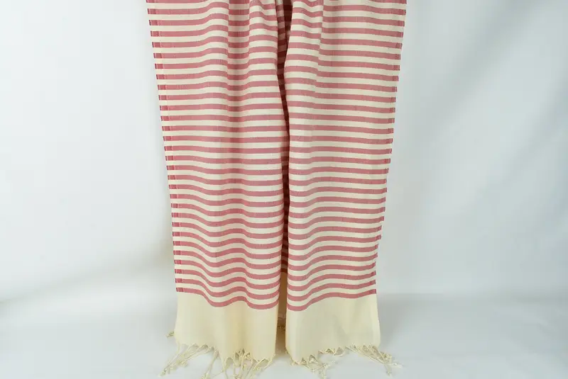 Large Turkish Towel, Luxury towel, 70x40 Cotton Striped Towel, Embroidered Towel, Luxury Turkish beach towel for summer vacation, Birthday Gift - 8