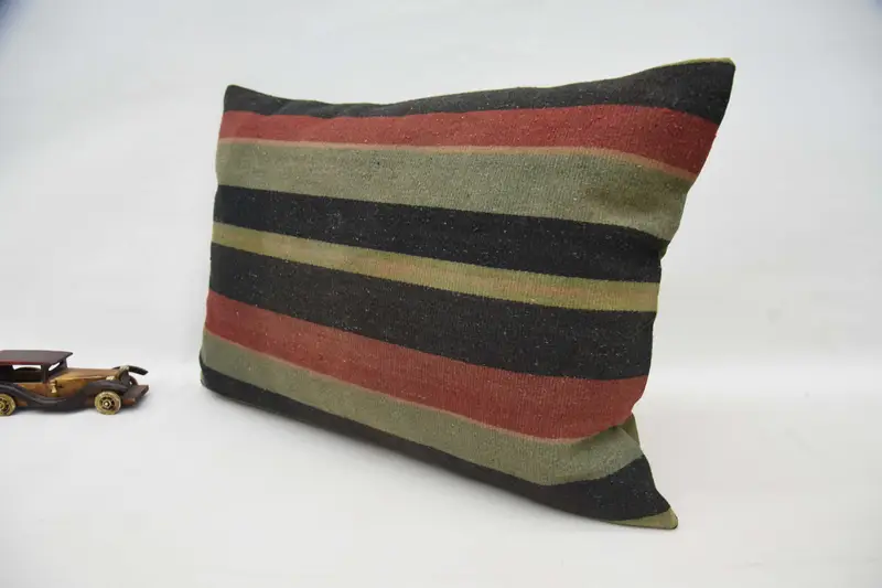 Boho Pillow Sham Cover, Antique Pillows, 20x28 Brown Pillow Cover, Pillow, Vintage Pillow, Accent Throw Cushion, Bohemian Cushion Pillow - 5