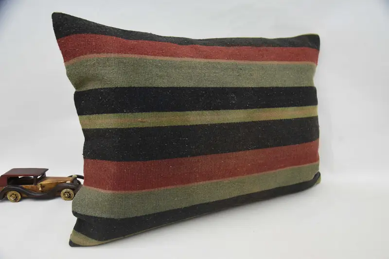 Boho Pillow Sham Cover, Antique Pillows, 20x28 Brown Pillow Cover, Pillow, Vintage Pillow, Accent Throw Cushion, Bohemian Cushion Pillow - 3
