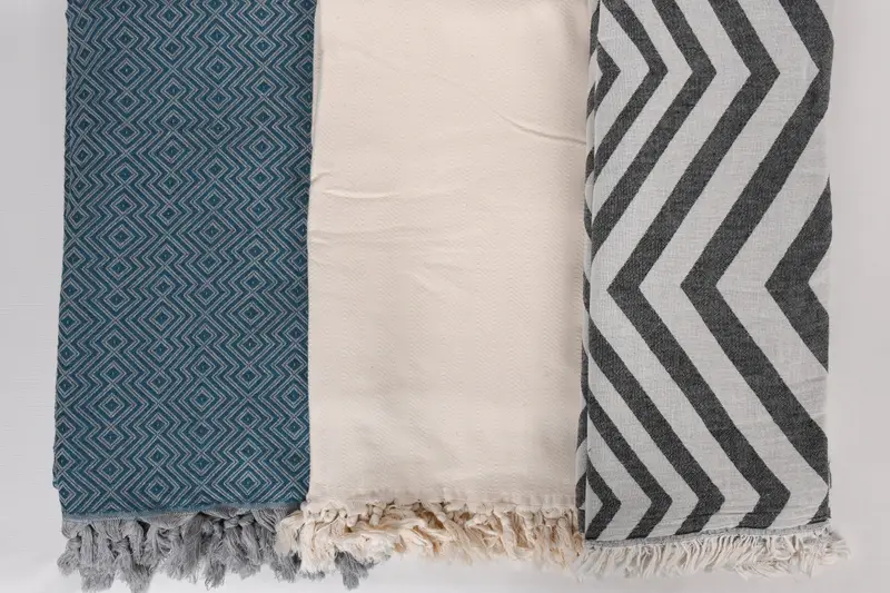 Valentines Day Gift For Him, Turkish Bedcover, 80x60 Cotton Set of 5 Towel, Custom Wedding Gifts, Turkish Blanket, Boho Throw Blankets - 8