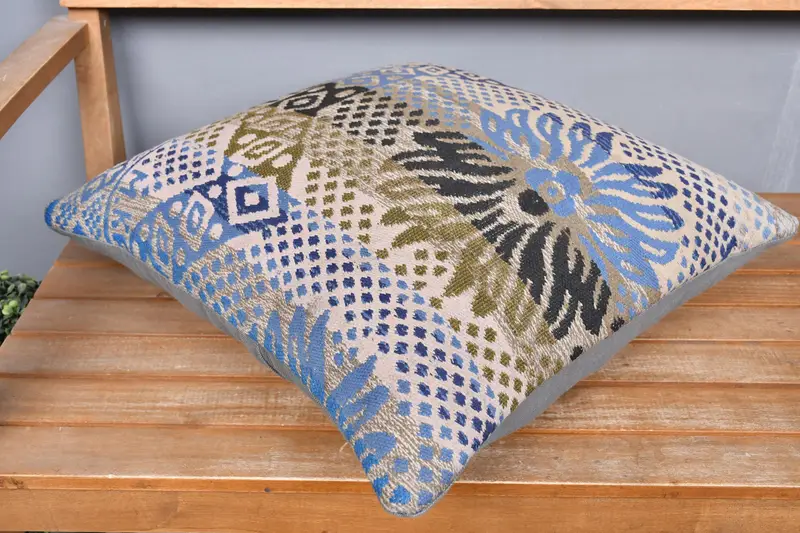 Kilim Pillow Cover, Pillow Case, Interior Designer Pillow, Colorful Pillow, 20x20 White Pillow Cover, Vintage Pillow, Car Pillow Cover - 2