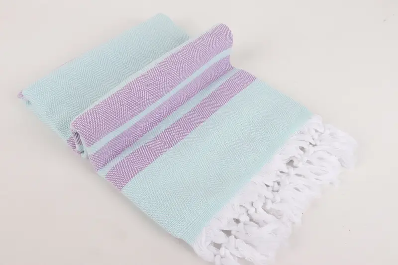 Personalized Beach Towel, Wedding Favors, Grandma Gift, Custom Wedding Gift, Custom Bath Towel, Embroidery Towel, 68x36 Cotton Chevron Towel - 6