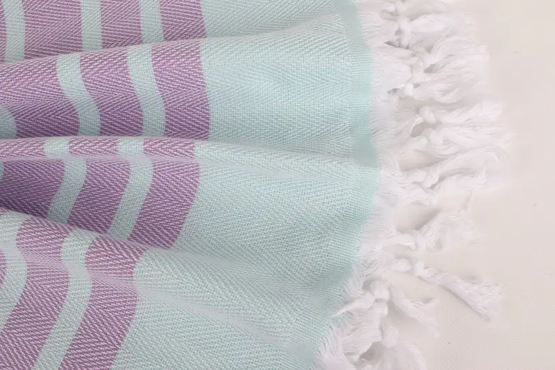 Personalized Beach Towel, Wedding Favors, Grandma Gift, Custom Wedding Gift, Custom Bath Towel, Embroidery Towel, 68x36 Cotton Chevron Towel - 8