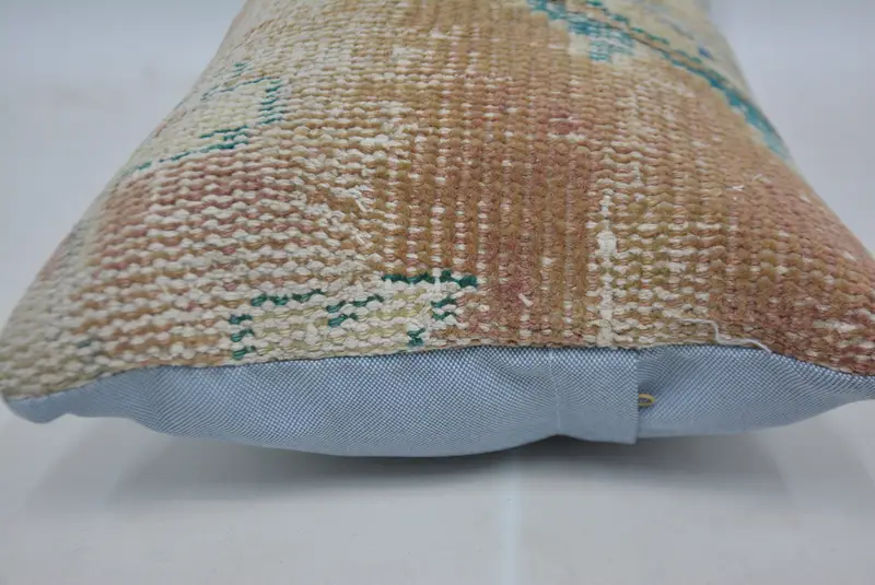 Geometric Embroidered Pillow, 12x24 Inches Decorative Pillow - 5