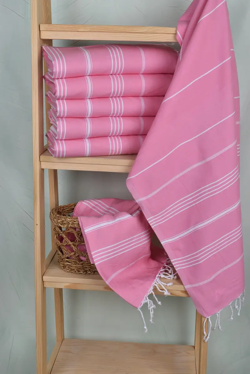 Friends Beach Towel, Personalize Gift, Luxury towel, Bridesmaid Gift Towel, Summer Gift, Turkish Beach Towel Monogram, 70x40 Cotton Striped Towel - 3