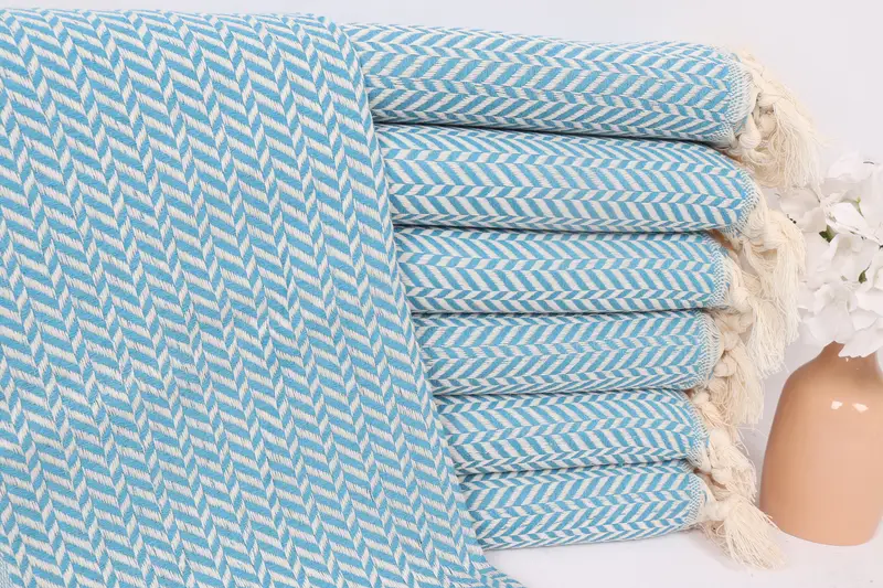 Personalized Gifts, 36x18 Cotton Chevron Towel, Personalized Hand Towel, Decorative Towel, Best Friend Wedding Gift, Birthday Gift, Wedding Favors - 1